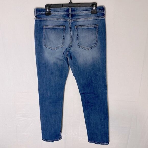 Banana Republic Factory Mid Rise Med Wash Girlfriend Jeans 28 - Picture 2 of 15